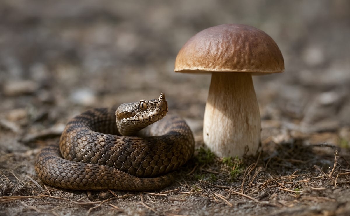 Funghi e vipere: ciò che il bosco non mostra a tutti